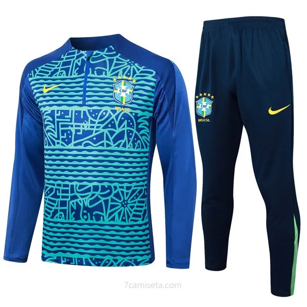 Sudadera De Training Brasil 2024/25 Verde Azul 3 ¡¡Cómo excelente bicoca como nunca!