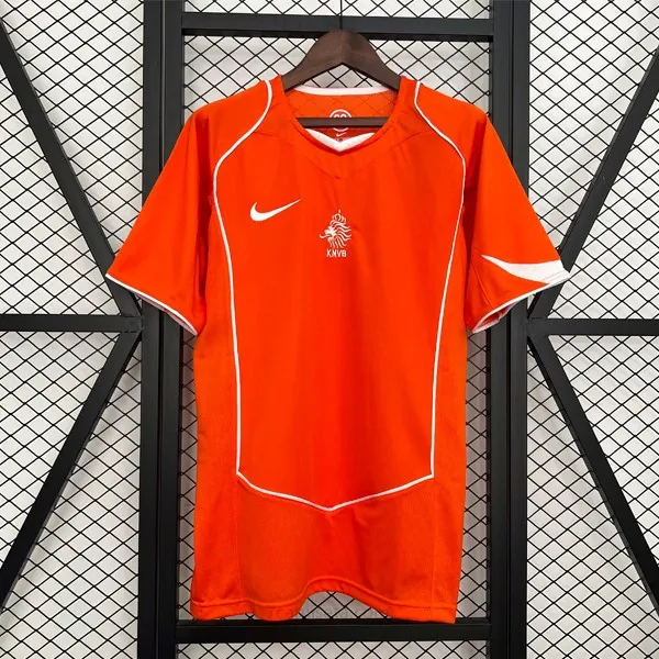 Camiseta Países Bajos Replica Primera Ropa Retro 2004 Llévatelo este rebaja rebajado