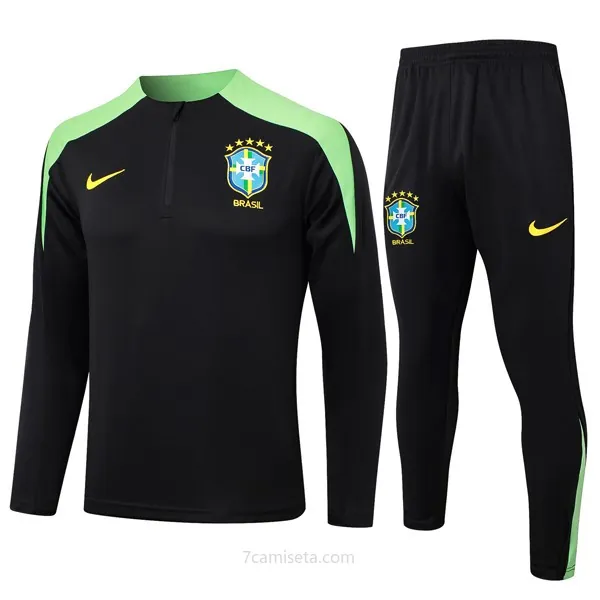 Sudadera De Training Brasil 2024/25 Negro Verde 3 Consigue este descuentazo brutal
