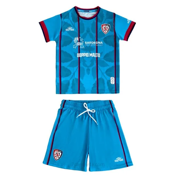 Camiseta Cagliari Calcio Replica Tercera Ropa Niño 2025/26 Atrapa este oferta rebajado