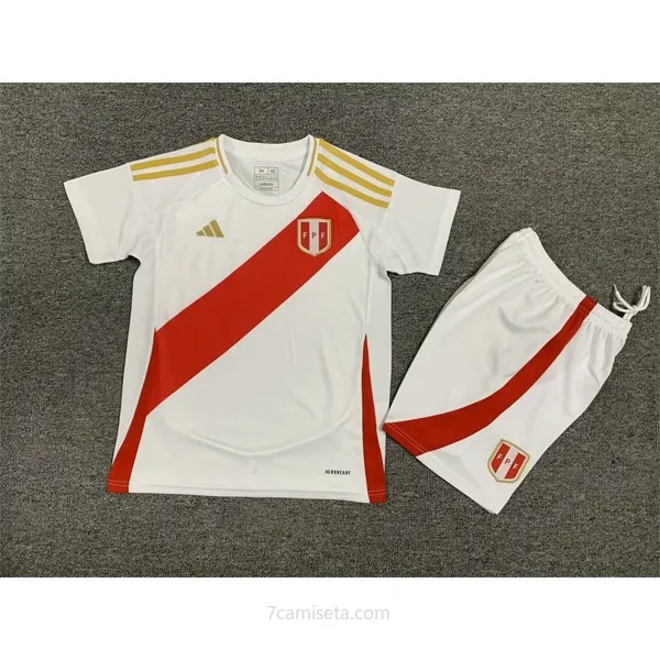 Camiseta Perú Replica Primera Ropa Niño 2024/25 Activa este descuento brutal
