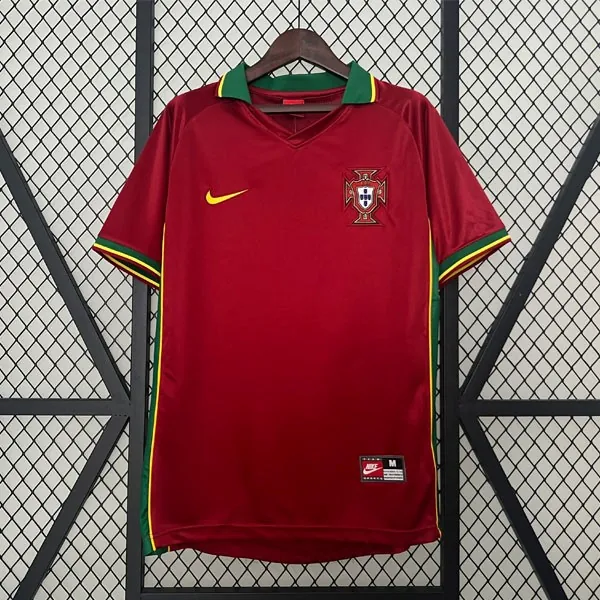 Camiseta Portugal Replica Primera Ropa Retro 1997 1998 No lo dejes escapar calidad asegurada