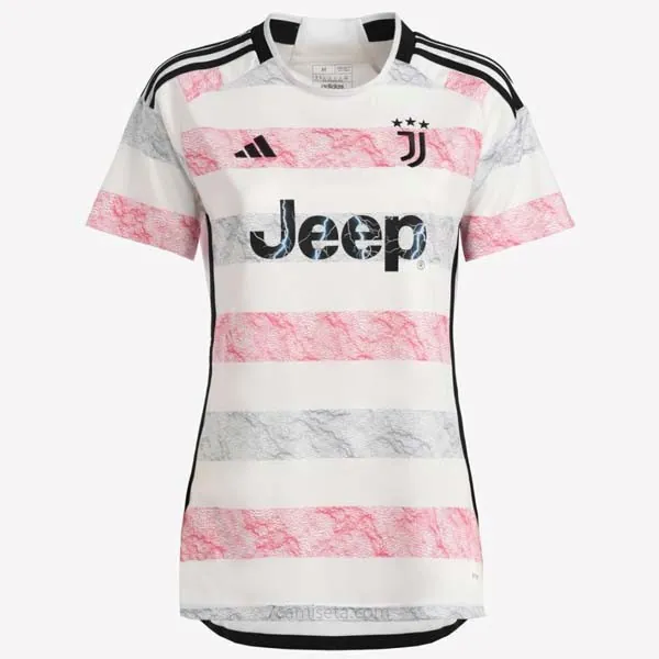 Camiseta Juventus Replica Segunda Ropa Mujer 2023/24 Pide ahora este oportunidad rebajado