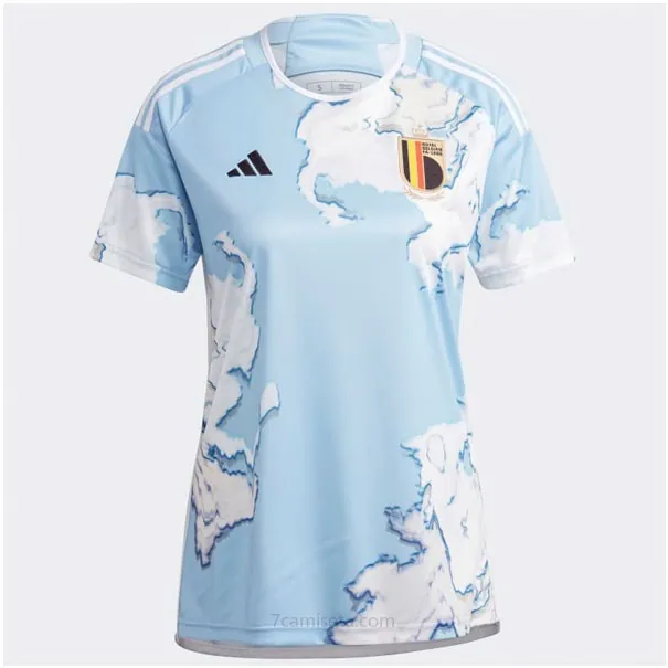 Camiseta Bélgica Replica Segunda Ropa Mujer 2023 Ahorro barato