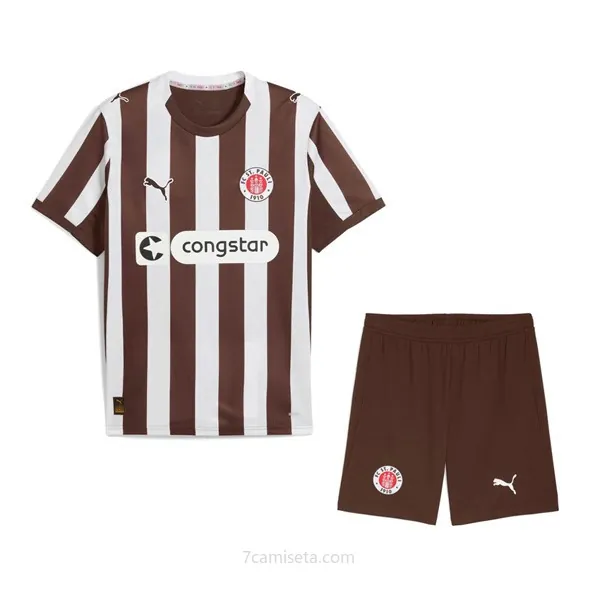 Camiseta St. Pauli Replica Primera Ropa Niño 2025/26 ¡¡Menudo/a celestial oportunidad sin intermediarios!