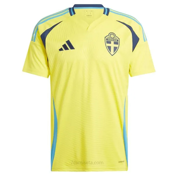 Camiseta Suecia Replica Primera Ropa 2024 Chollo genial en todo el mercado