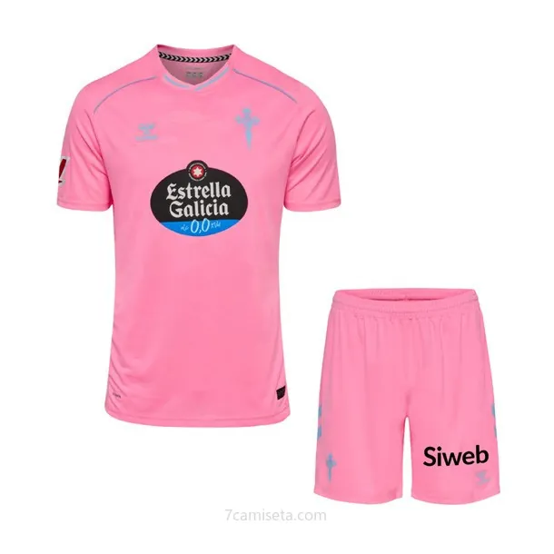 Camiseta Celta de Vigo Replica Tercera Ropa Niño 2025/26 Preciaso, corre a por él