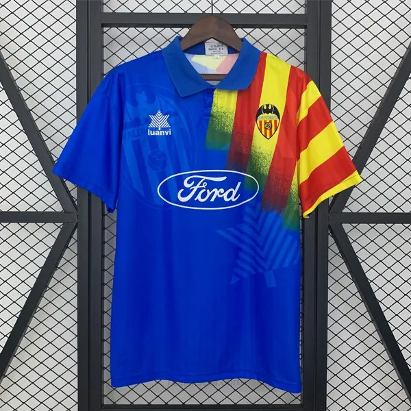 Camiseta Valencia Replica Segunda Ropa Retro 1995-1996 ¡¡Qué ganga, adquiere!