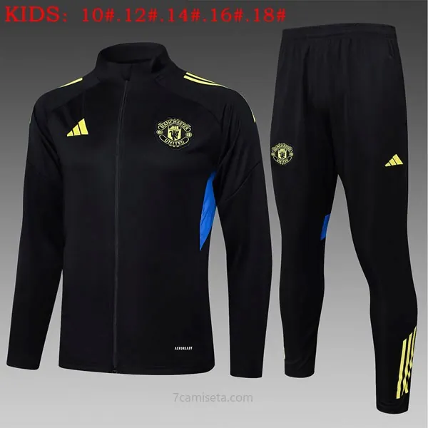 Ninos Chandal Manchester United 2025/26 Negro 6 Rebajón prodigioso