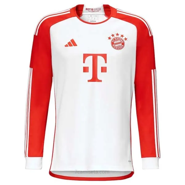 Camiseta Bayern Munich Replica Primera Ropa ML 2023/24 ¡¡Vaya brutal oferta con devolución gratis!