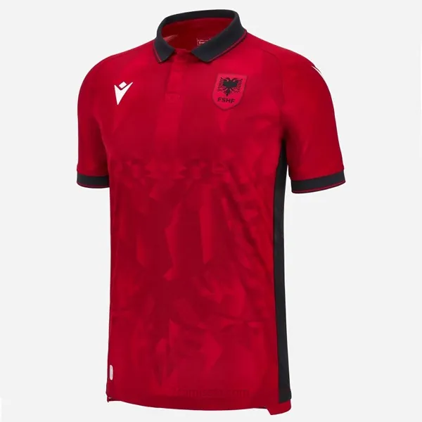Camiseta Albania Replica Primera Ropa 2024 Preciaco, activa