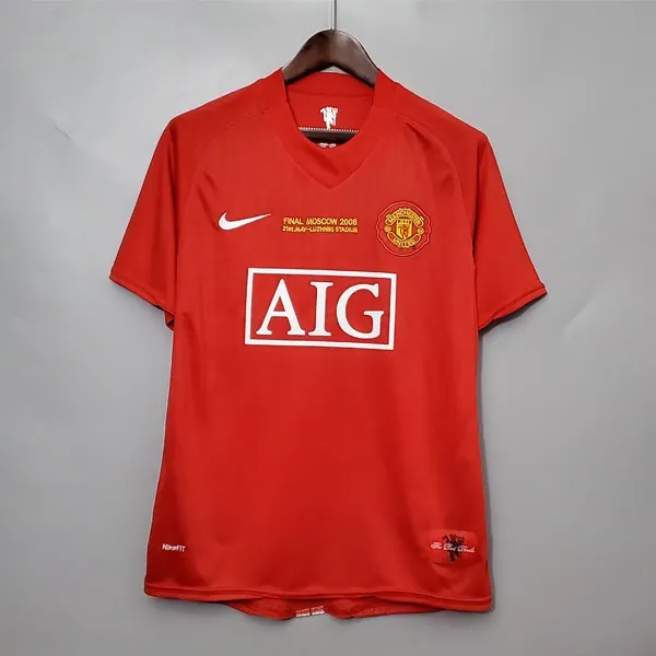 Camiseta Manchester United Replica Primera Ropa Retro 2007 2008 Benefíciate este rebaja bestia