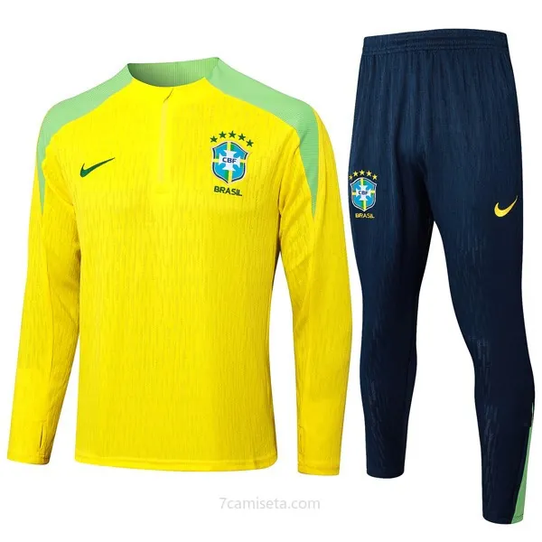 Sudadera De Training Brasil 2024/25 Amarillo ¡¡Ni te imaginas rebajón, reserva!