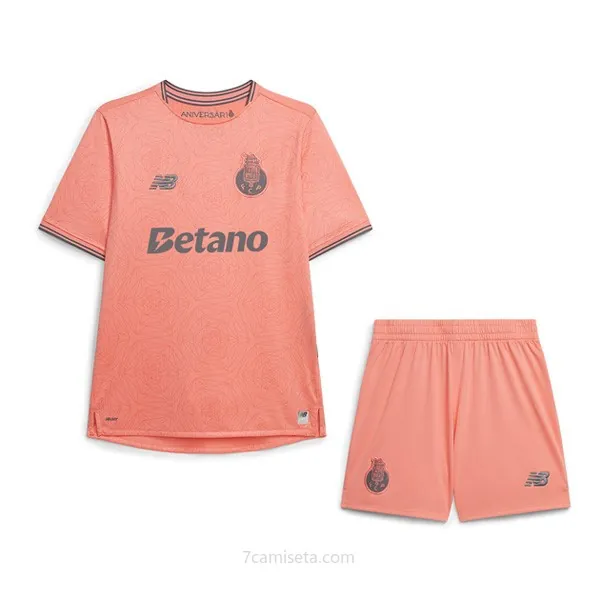 Camiseta Oporto Replica Segunda Ropa Niño 2025/26 Descuentazo irrisorio