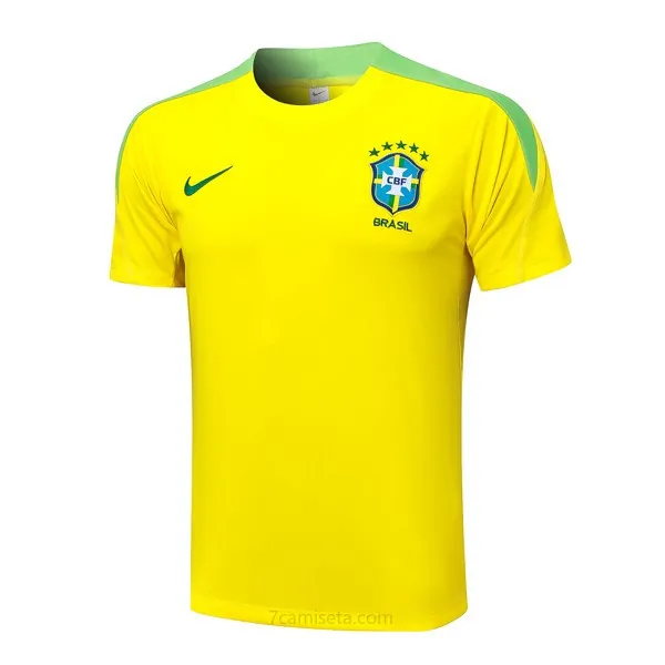 Camiseta Entrenamiento Brasil 2024/25 Amarillo Verde ¡¡Qué extraordinario ofertón sin competencia!