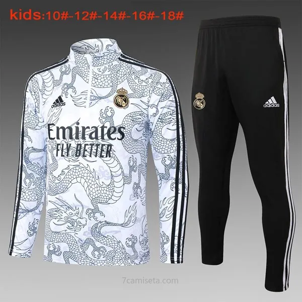 Ninos Sudadera De Training Real Madrid 2024 Blanco 2 Ganga, cógelo