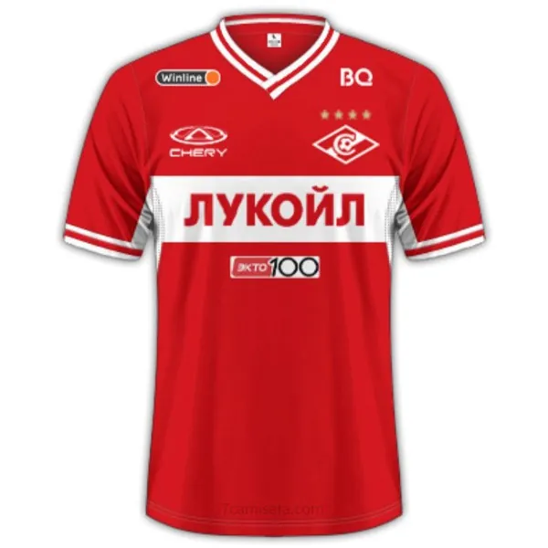 Camiseta Spartak Moscow Replica Primera Ropa 2023/24 Gangaza ridículo sin competencia