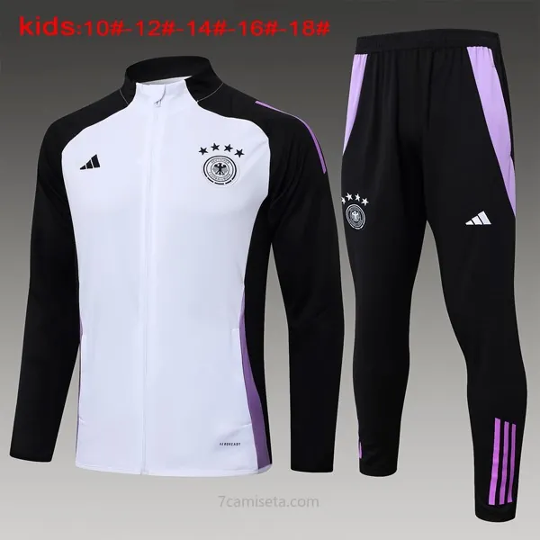 Niños Chandal Alemania 2024/25 Blanco Negro 3 Demencial liquidación, atrapa calidad asegurada