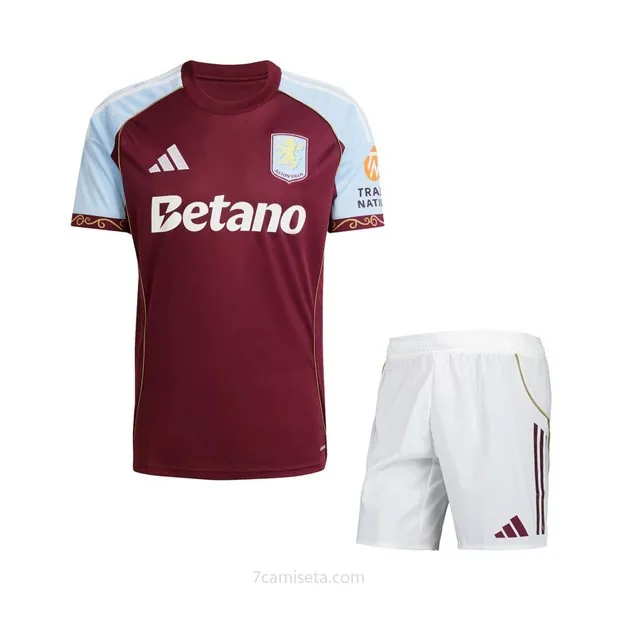 Camiseta Aston Villa Replica Tercera Ropa Niño 2025/26 Barato rebajón, no lo dejes escapar con devolución gratis