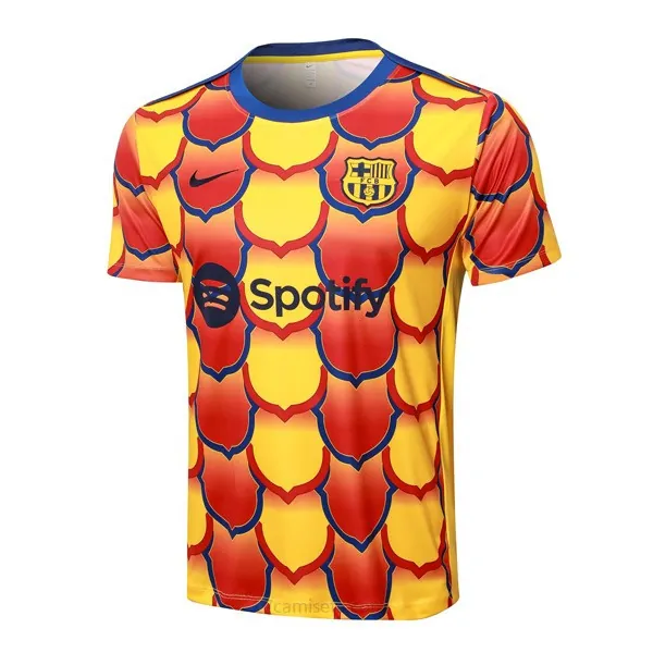 Camiseta Entrenamiento Barcelona 2024/25 Amarillo Rojo Aprovéchala ya este descuentazo increíble