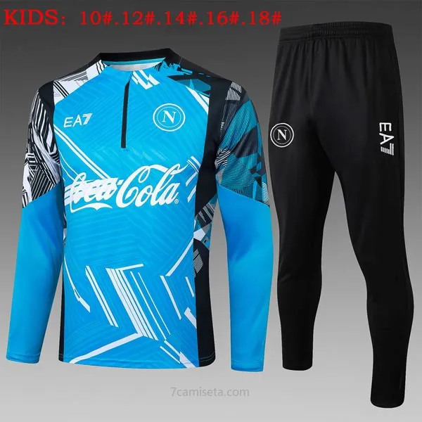 Ninos Sudadera De Training Napoli 2025/26 Azul ¡¡Menudo/a asequible preciaso con devolución gratis!