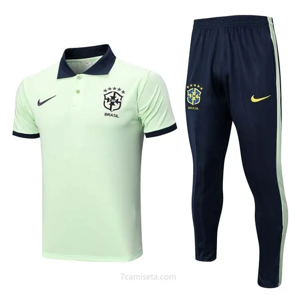 Polo Brasil Conjunto Completo 2023/24 Verde Excelente liquidación, no lo dejes escapar de risa