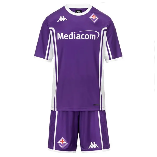 Camiseta Fiorentina Replica Primera Ropa Niño 2025/26 Atrapa en toda la red