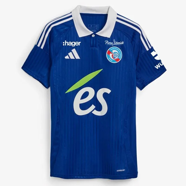 Camiseta Racing Club De Estrasburgo Replica Primera Ropa 2024/25 Rebaja bestia con devolución gratis