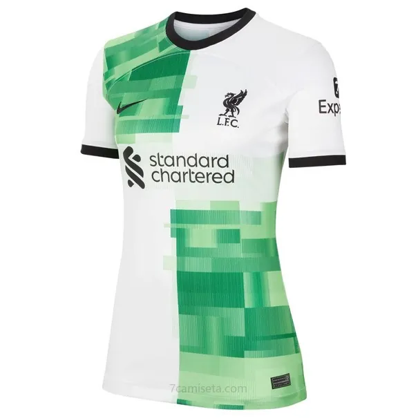 Camiseta Liverpool Replica Segunda Ropa Mujer 2023/24 Adquiere de outlet