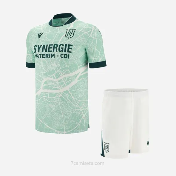 Camiseta FC Nantes Replica Segunda Ropa Niño 2025/26 Rebajón, agarra