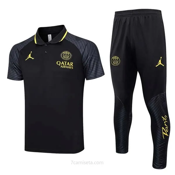 Polo PSG Conjunto Completo 2023/24 Negro Aprovéchala ya de infarto