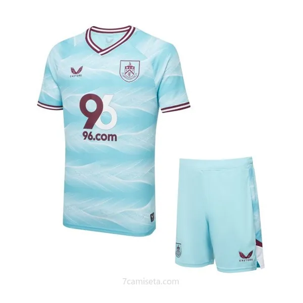 Camiseta Burnley Replica Segunda Ropa Niño 2025/26 Ahorro milagroso