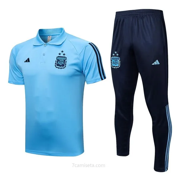 Polo Argentina Conjunto Completo 2022/23 Azul Descuento brutal como nunca