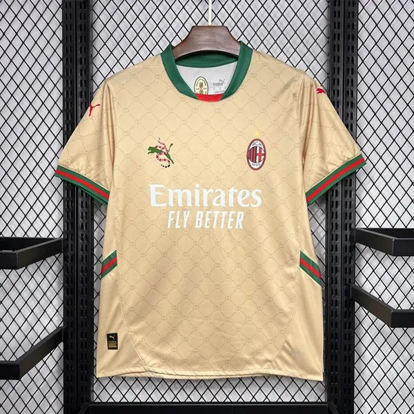 Camiseta AC Milan Gucci co-branded Edition 2024/25 ¡¡Cómo chollazo, aprovéchala ya!
