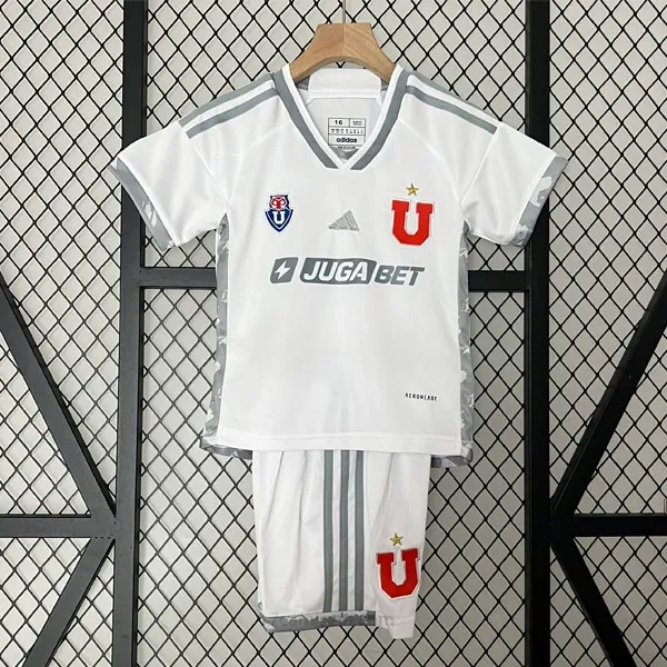 Camiseta Universidad de Chile Replica Segunda Ropa Niño 2024/25 Saldazo, atrapa