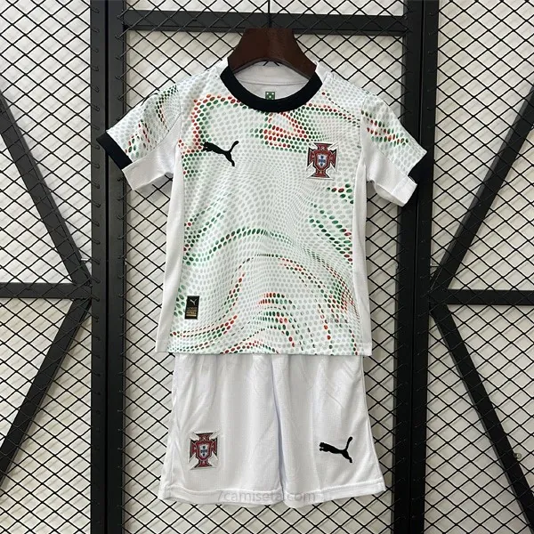 Camiseta Portugal Replica Segunda Ropa Niño 2025 Ridículo preciaso, corre a por él de fábrica