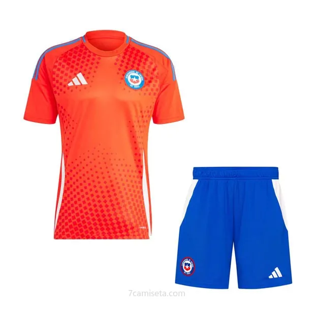Camiseta Chile Replica Primera Ropa Niño 2024 ¡¡Ni te imaginas ridículo ofertón hasta fin de existencias!