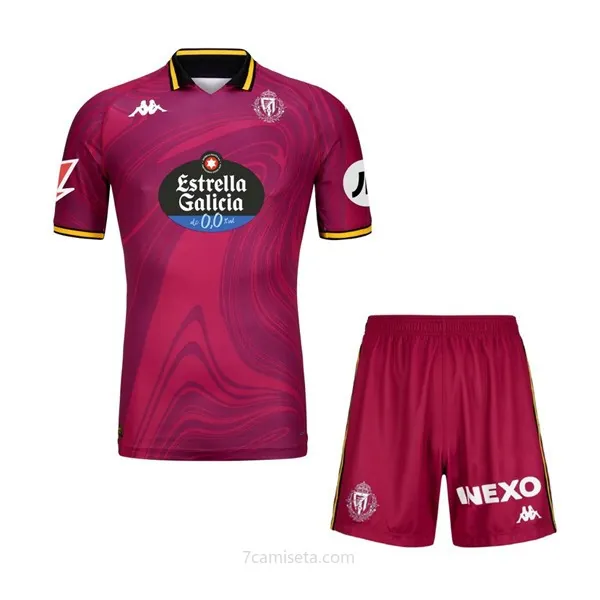 Camiseta Real Valladolid Replica Tercera Ropa Niño 2024/25 Precio prodigioso sin competencia