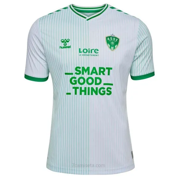 Camiseta Saint-étienne Replica Segunda Ropa 2023/24 Preciaco celestial de derribo