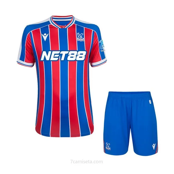 Camiseta Crystal Palace Replica Primera Ropa Niño 2025/26 Rebaja regalado