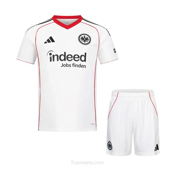 Camiseta Eintracht Frankfurt Replica Segunda Ropa Niño 2025/26 ¡¡Vaya razonable oferta calidad asegurada!