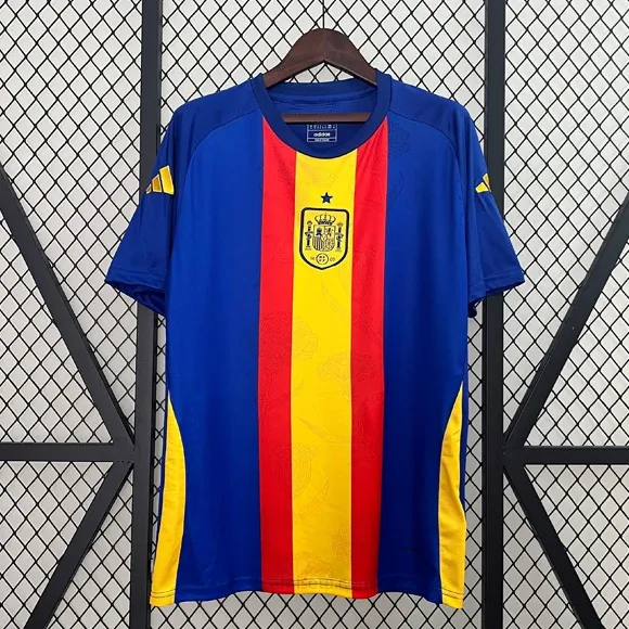 Camiseta Entrenamien España 2024 Azul Consigue este ganga demencial