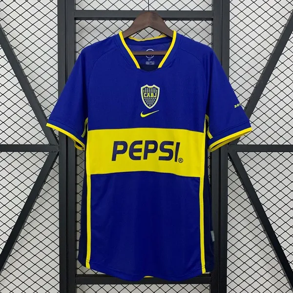 Camiseta Boca Juniors Homr Retro 2002-2003 Pide ahora este preciaso transparente