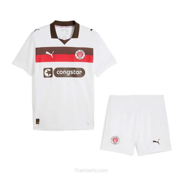 Camiseta St. Pauli Replica Segunda Ropa Niño 2025/26 Chollazo, no lo pienses