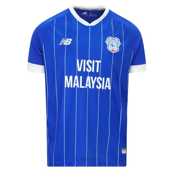 Camiseta Cardiff City Replica Primera Ropa 2025/26 Ahorro, consigue
