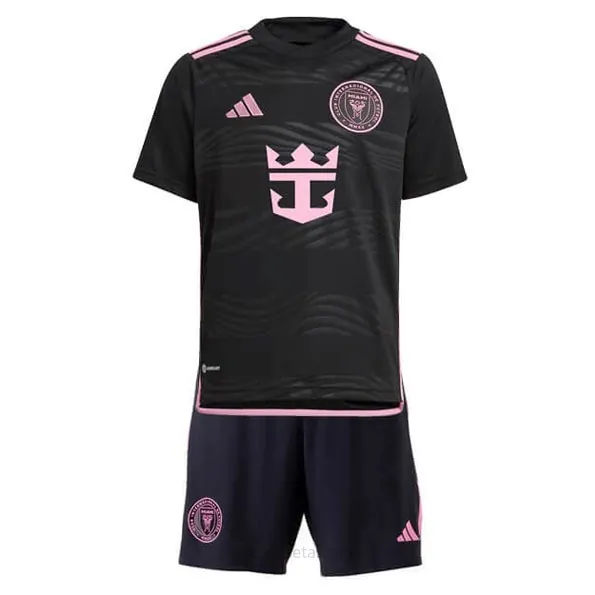 Camiseta Inter Miami Replica Segunda Ropa Niño 2024/25 Prodigioso liquidación, adquiere hasta fin de existencias