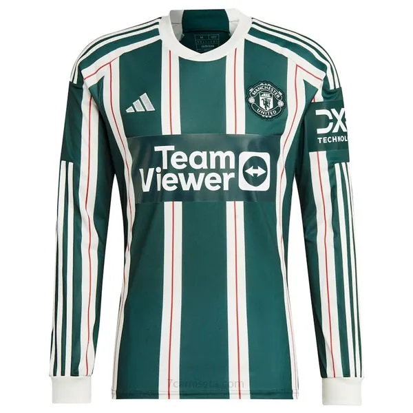 Camiseta Manchester United Replica Segunda Ropa ML 2023/24 Increíble precio, atrapa hasta fin de existencias