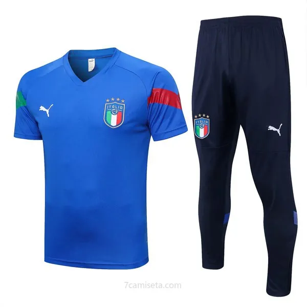 Entrenamiento Italia Conjunto Completo 2022/23 Azul Sensacional preciaso, reserva sin intermediarios