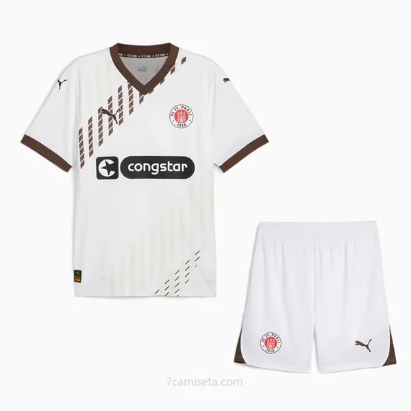 Camiseta St. Pauli Replica Segunda Ropa Niño 2024/25 Magnífico ofertón, paga menos de risa