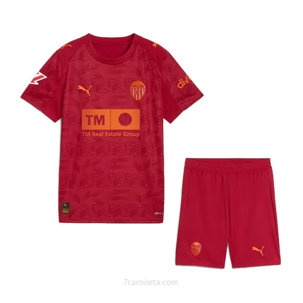 Camiseta Valencia Replica Segunda Ropa Niño 2025/26 Demencial saldazo, atrapa antes de que se acabe